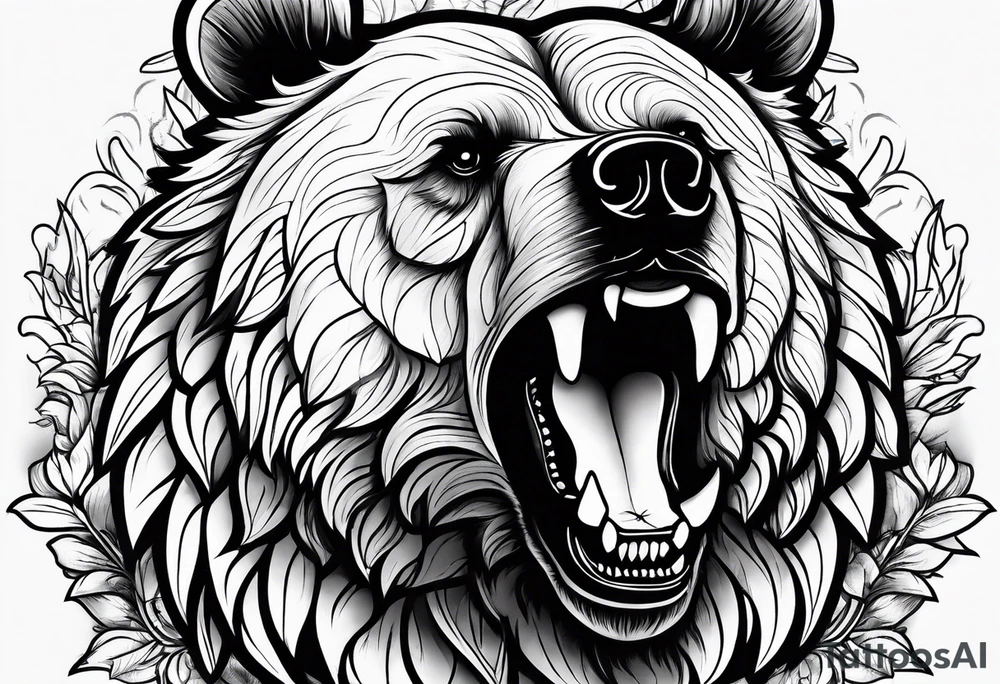 Grizzle Bear tattoo idea