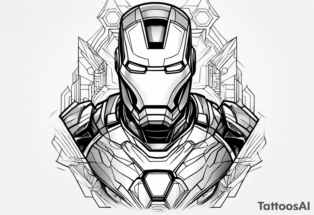 iron man tattoo idea