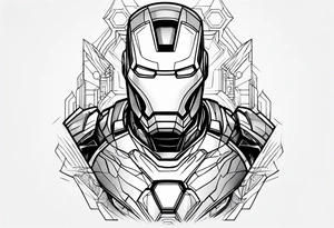 iron man tattoo idea