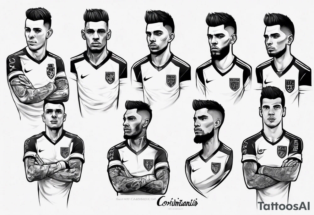 Corinthians player Cássio tattoo idea