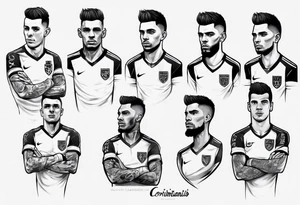 Corinthians player Cássio tattoo idea
