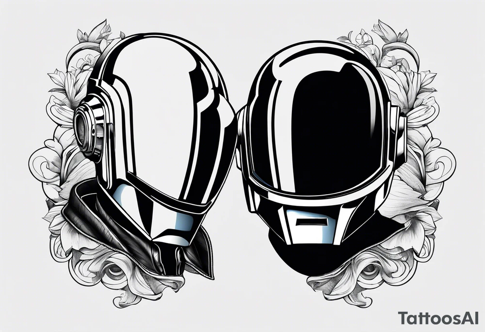 daft punk ying yang tattoo idea