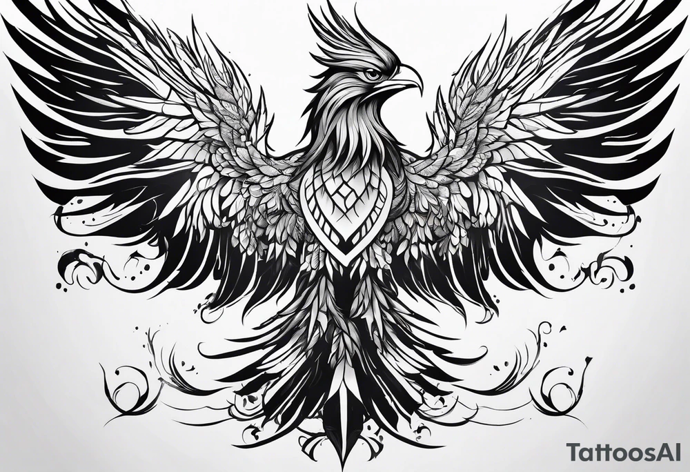 Phoenix tattoo idea