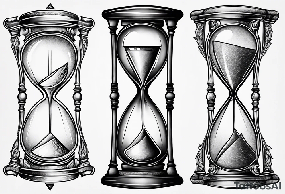 Hourglass tattoo idea