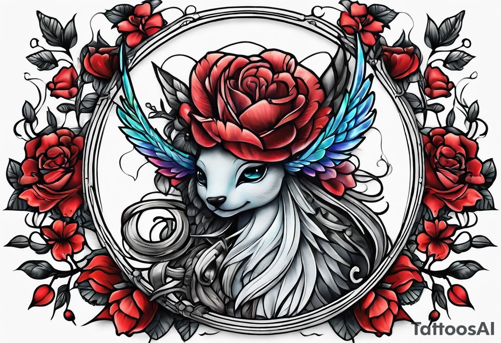 Stitch and Angel tattoo idea