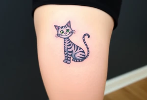 Cheshire cat tattoo idea