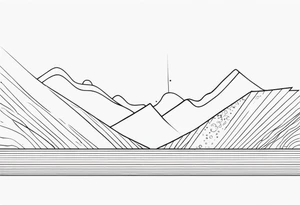 Straight Line tattoo idea