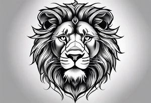 lion tattoo tattoo idea