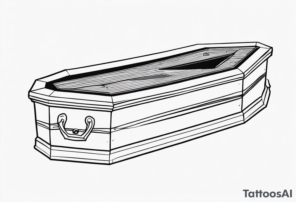 Coffin tattoo idea