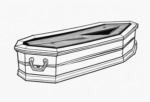 Coffin tattoo idea