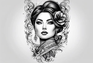 Lines tattoo idea
