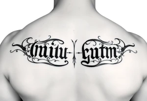 Can you crate ambigram phrases? tattoo idea