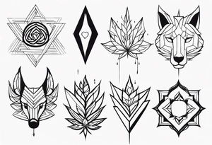 mały wąż z wystającym językiem tattoo idea