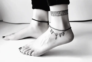 anklet tattoo idea