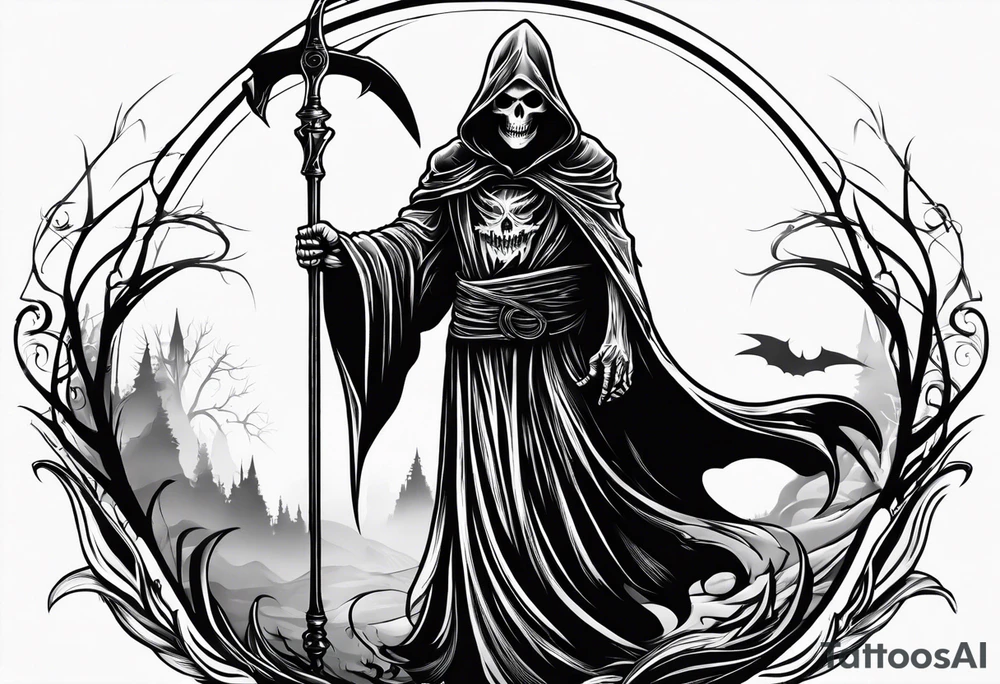 Grim reaper tattoo idea