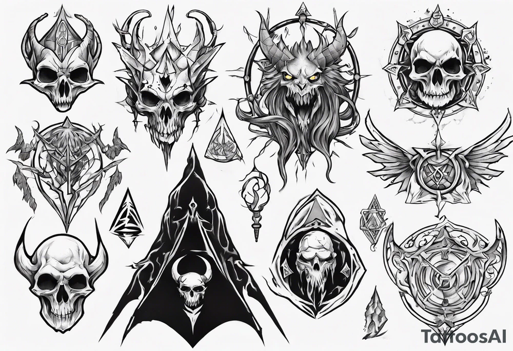 D&d warlock tattoo idea