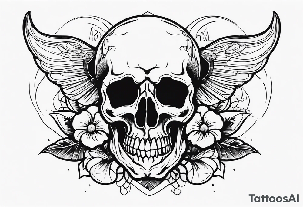 skull tattoo idea