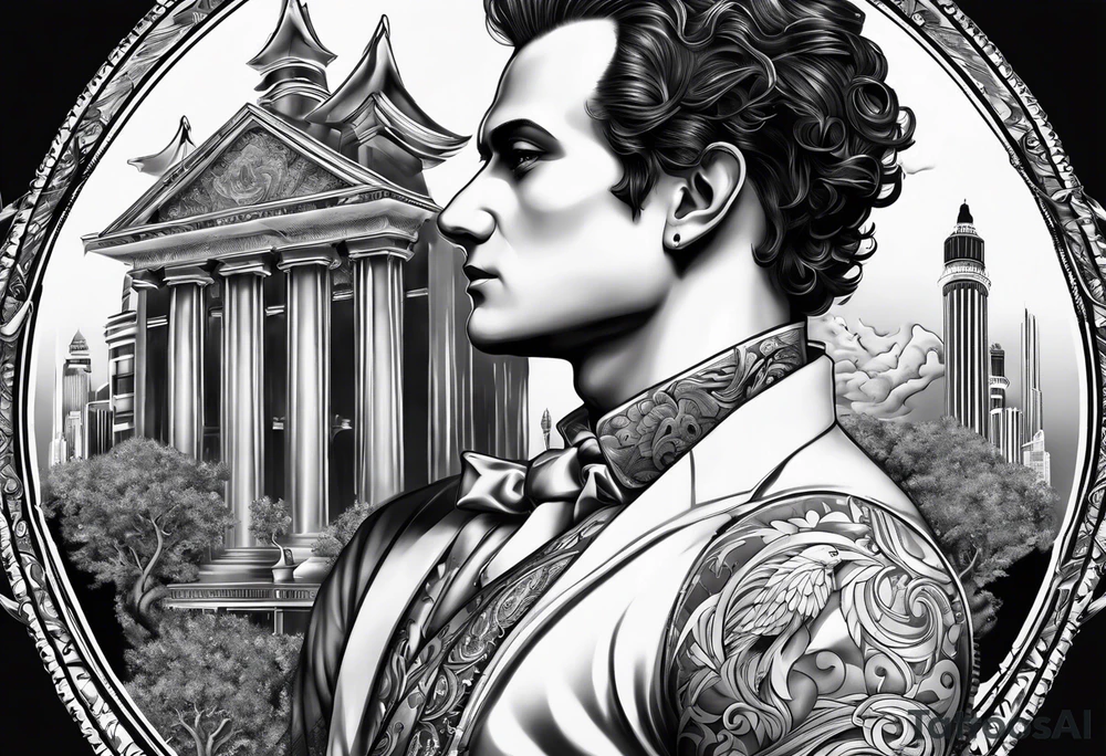 Houdini tattoo idea