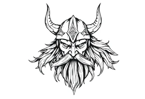 Viking symbolism tattoo idea