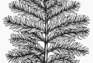 Douglas fir tattoo idea