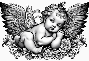 cherub tattoo idea