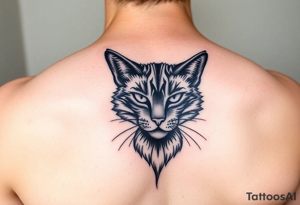 Black Cat tattoo idea