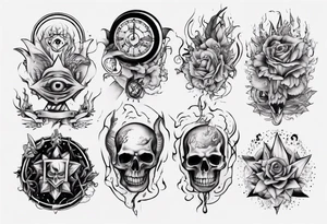 staff tattoo idea