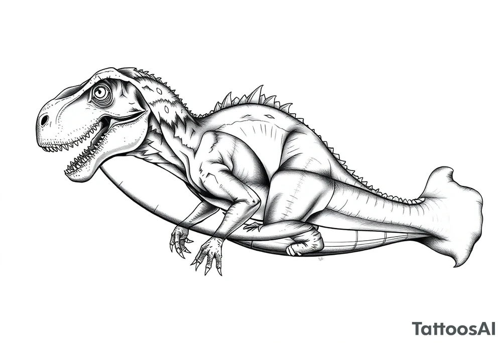 dinosaur tattoo idea