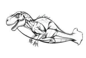 dinosaur tattoo idea