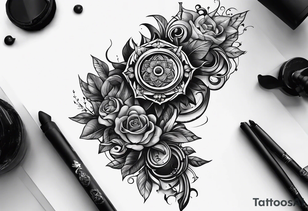 Reincarnation forearm tattoo tattoo idea