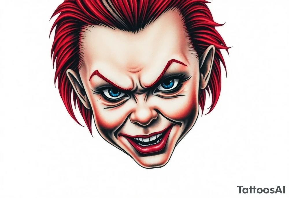 chucky tattoo idea