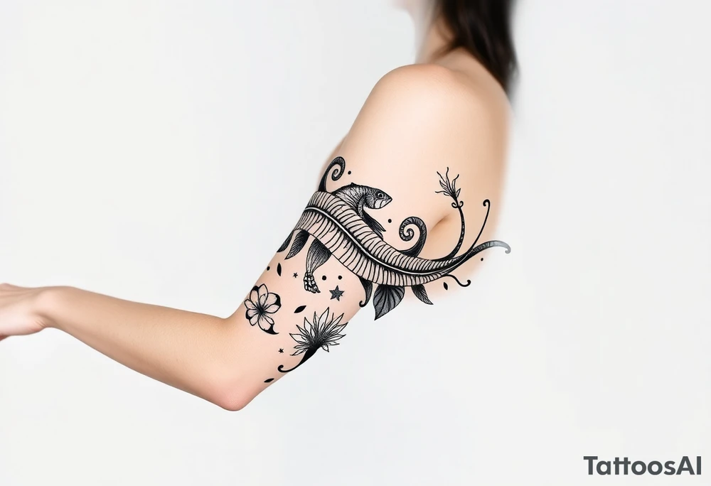 Ocean life tattoo idea