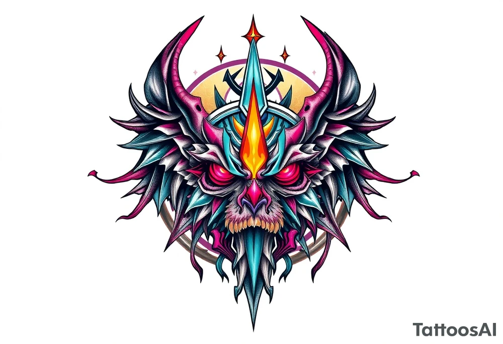 Mystical tattoo idea