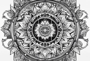 Circles tattoo idea