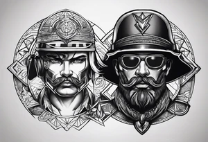 soldier of fortune tattoo idea