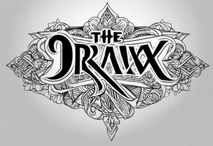 The name Drax tattoo idea