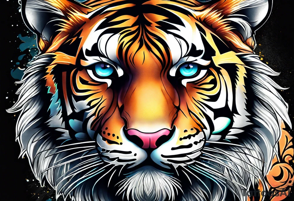 Tiger tattoo idea