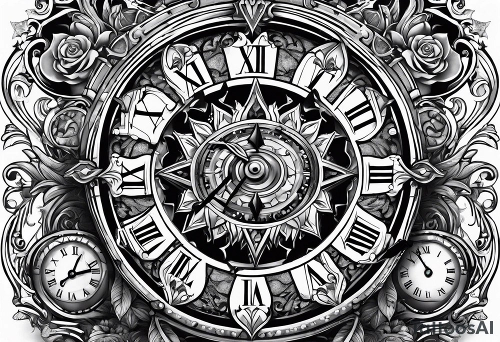 Time is money tattoo idea