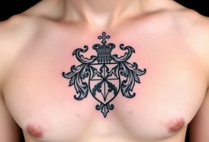 Smith, Irish family crest. whole chest tattoo idea