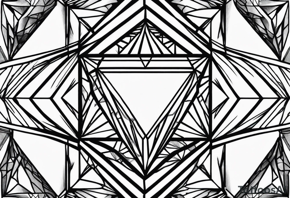 diamond tattoo idea