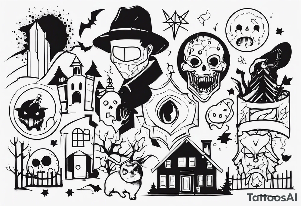 Random Horror theme tattoo idea