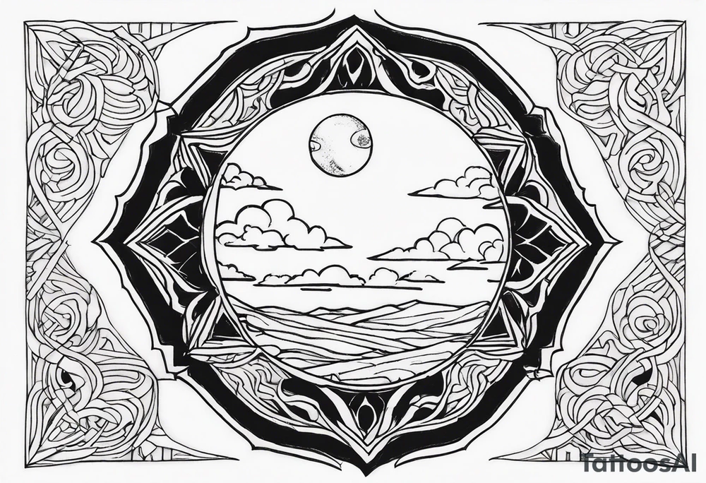 Sky tattoo idea