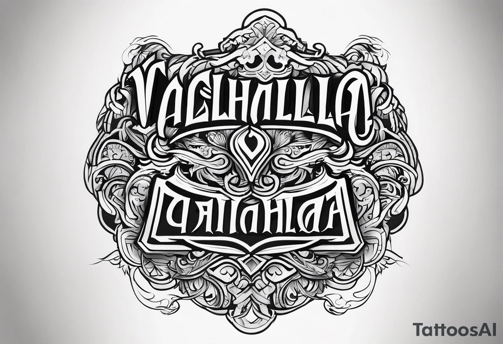 Valhalla tattoo idea