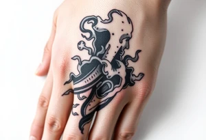 jets and smoke full hand tattoos tattoo idea