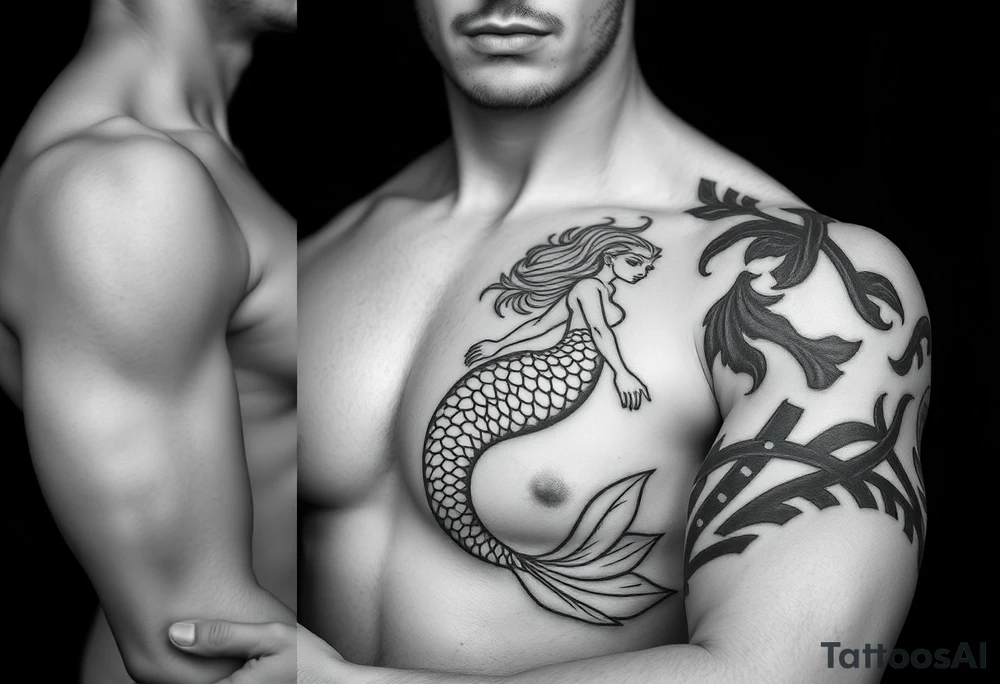 mermaid tattoo idea