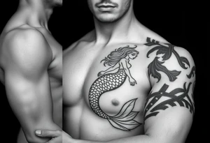 mermaid tattoo idea