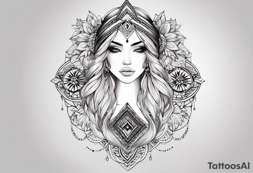 Одиночество  поиск пути закрытость tattoo idea