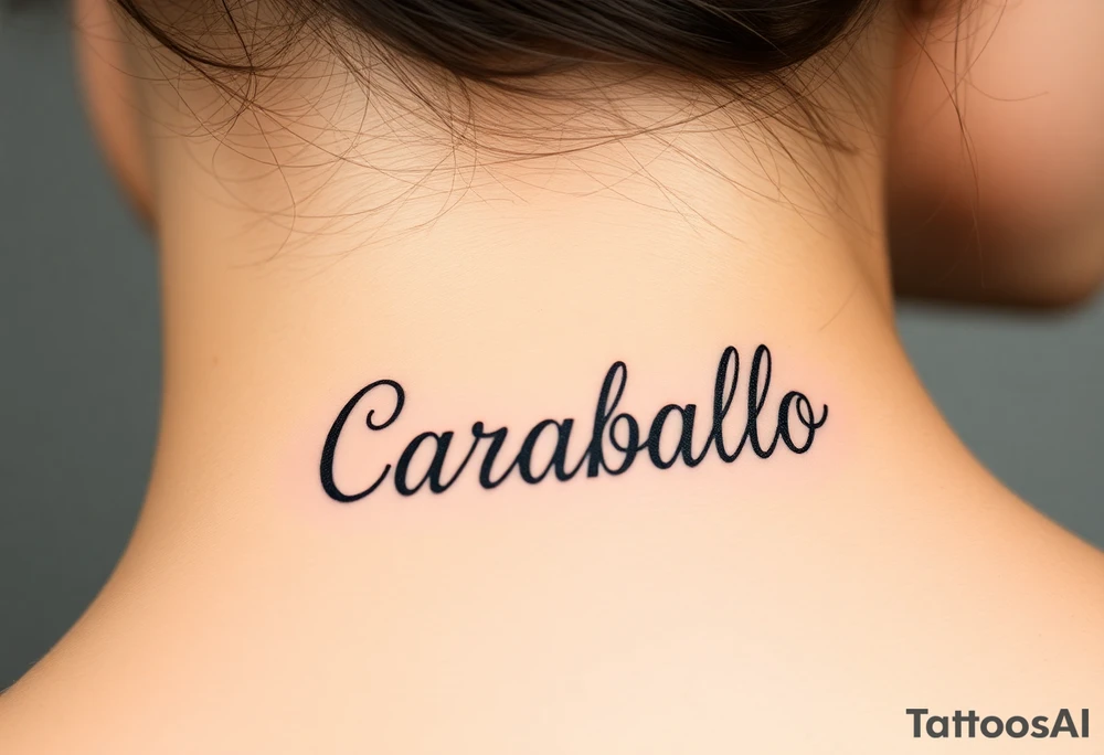 Caraballo tattoo idea