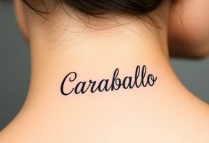 Caraballo tattoo idea