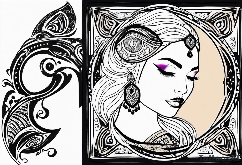 Tribal, picture of naked lady tattoo idea